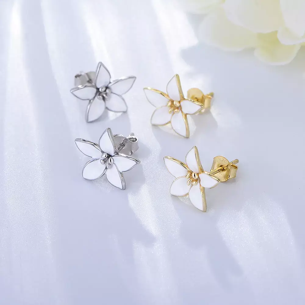 Discover the Allure of Flower Sterling Silver Earrings Fashion: A Complete Guide
