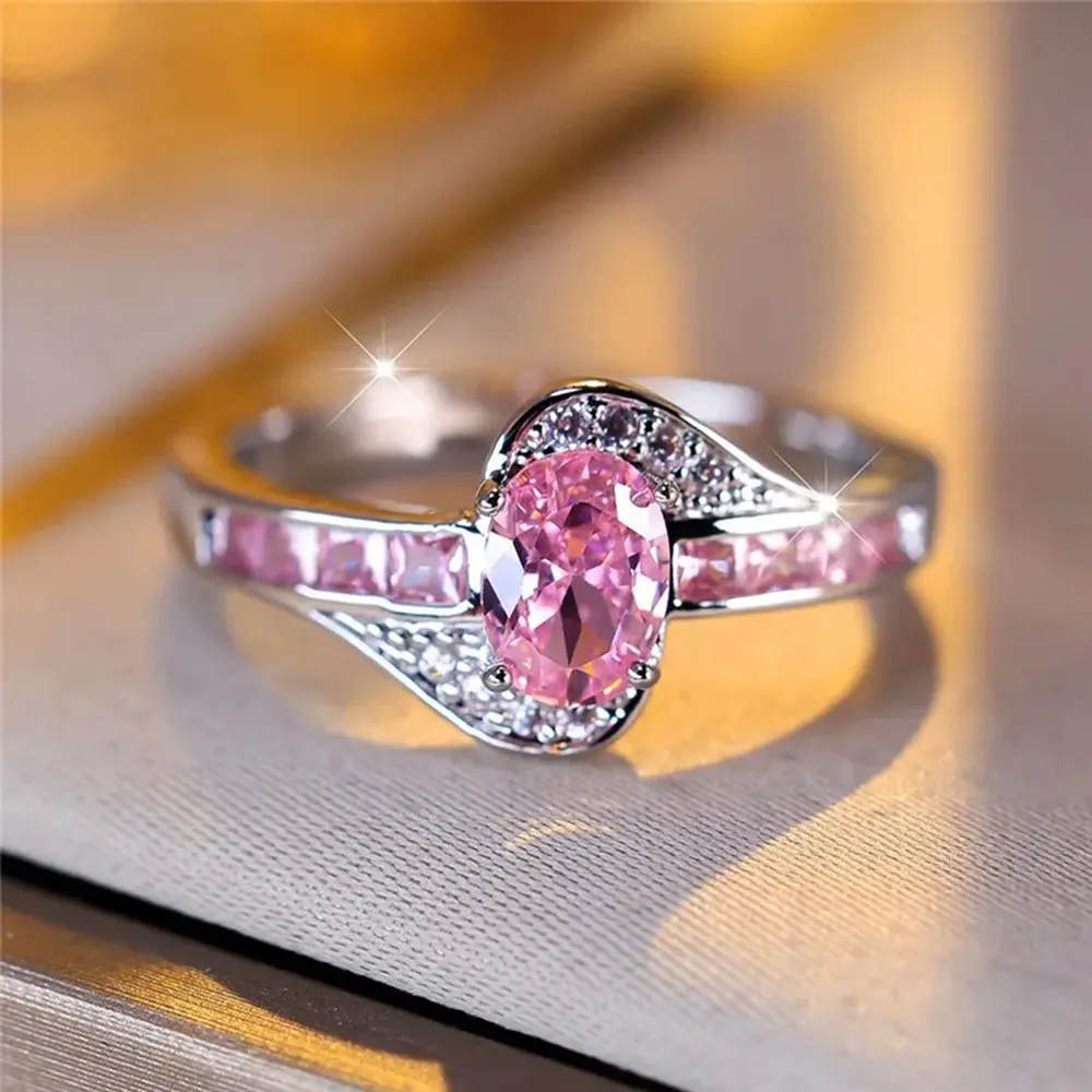 Women's Fashion Amethyst and Ruby Ring