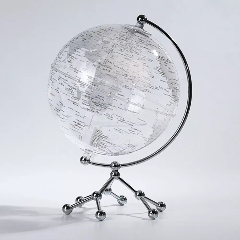 Transparent Globe-silver (color)
