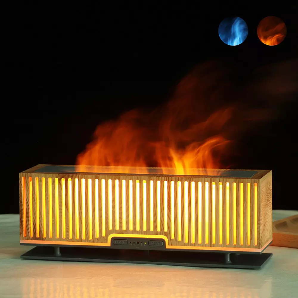 Simulated Flame Essential Oil Diffuser