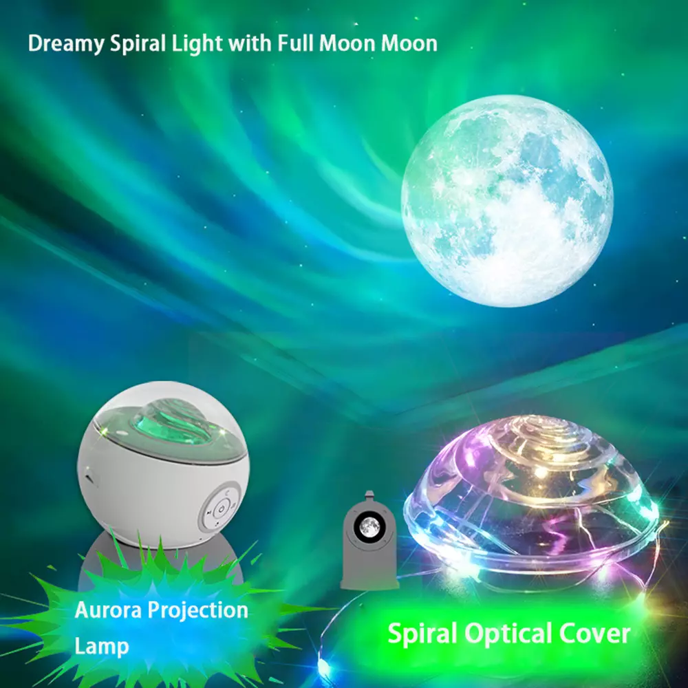Bluetooth Smart Voice Dream Panorama Aurora HD Projection Lamp