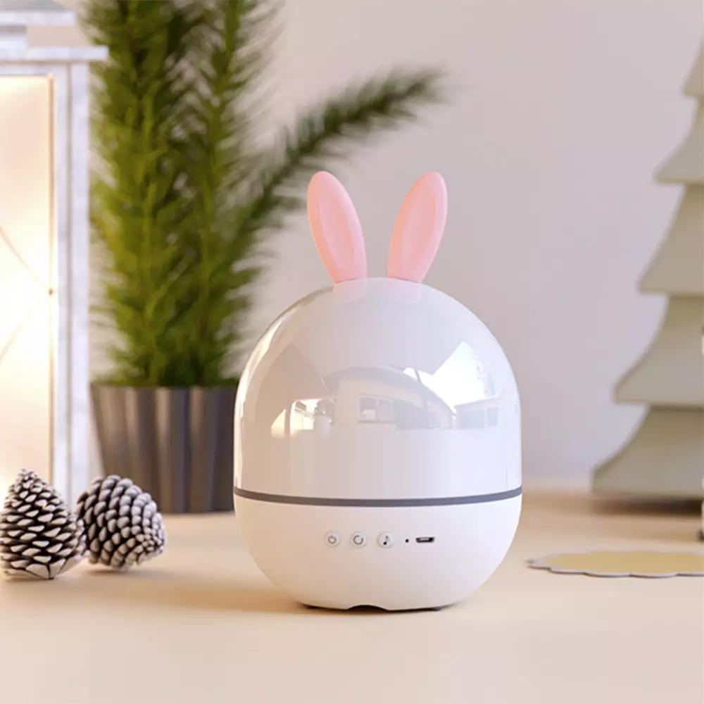 Moe Rabbit Kids Learning Bluetooth Music HD Projection Lamp
