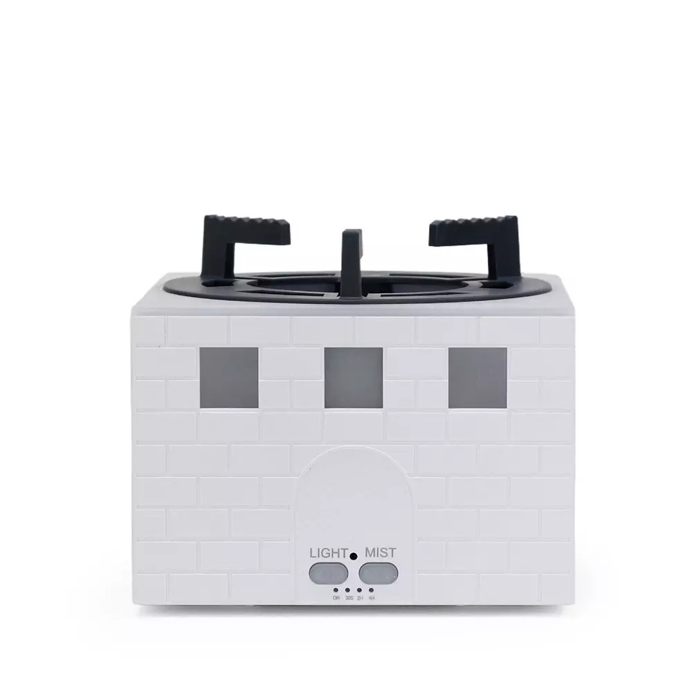 Square Creative Gas Stove Model 3D Simulation Flame Aroma Diffuser