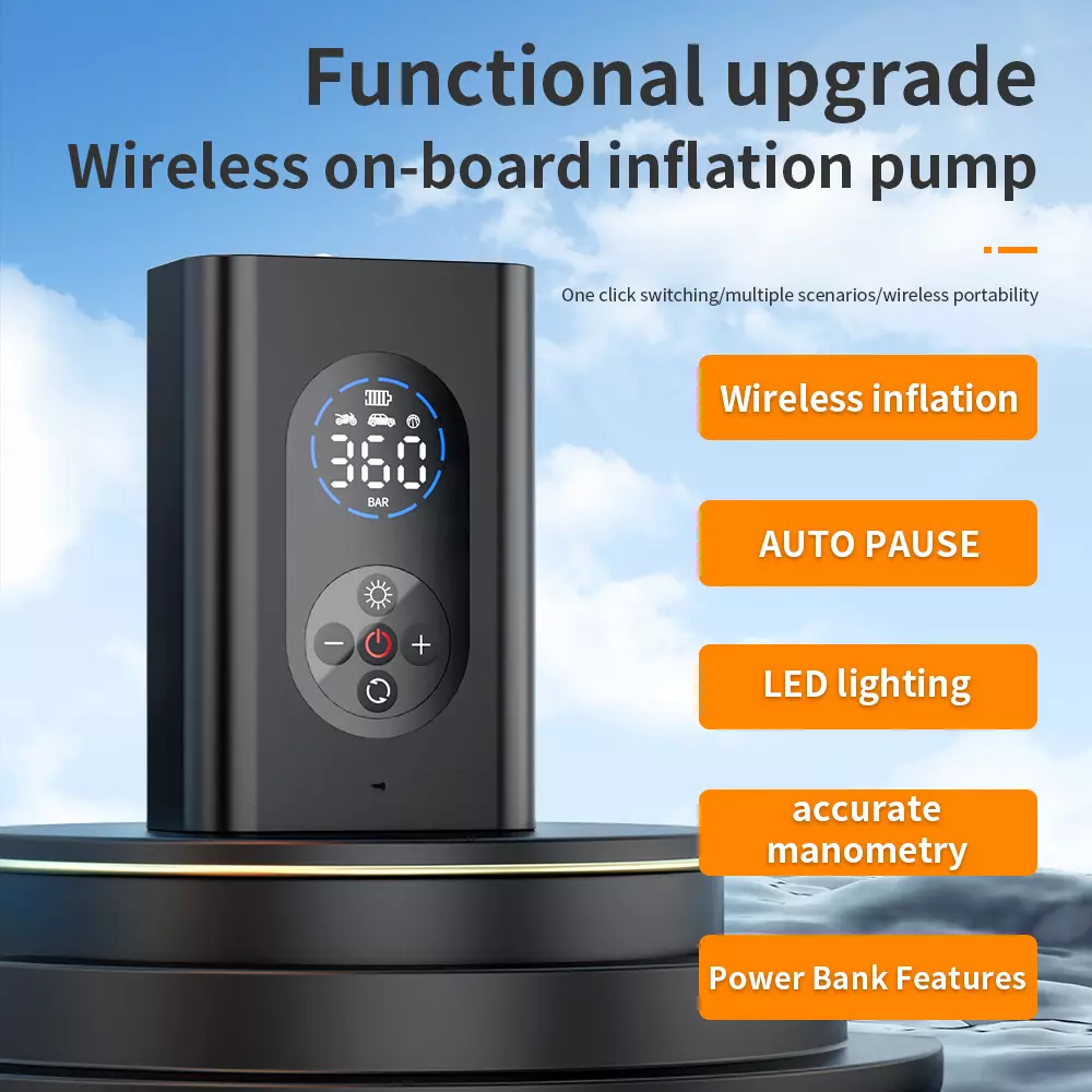 Automotive inflatable pump