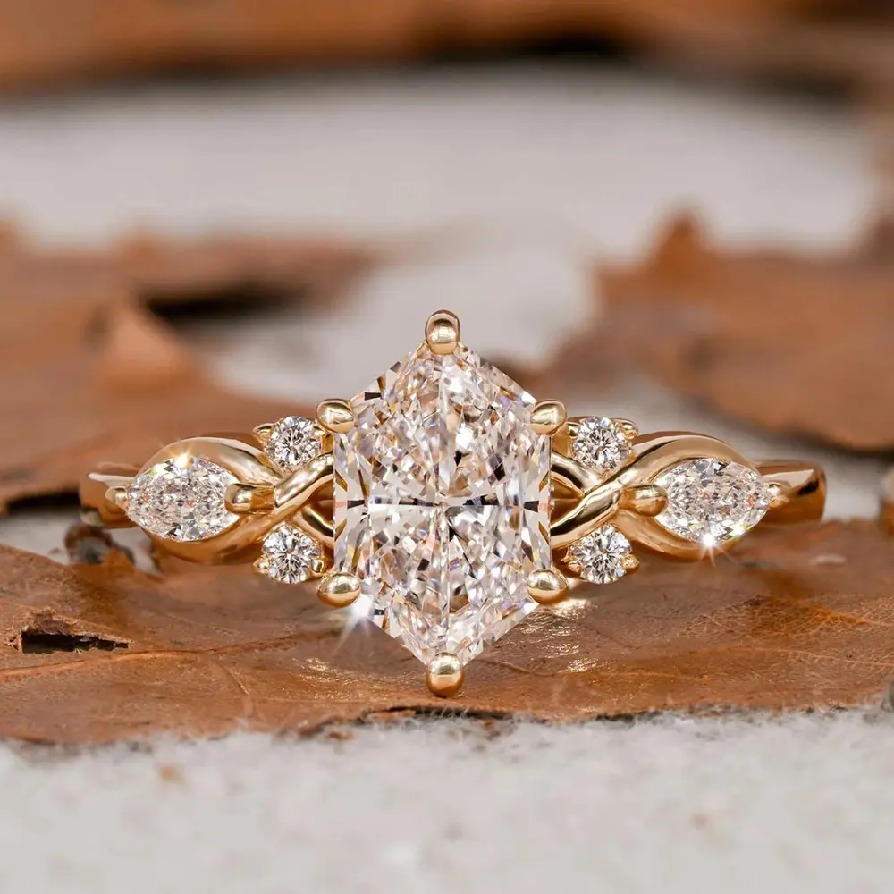 Arrow Zirconia Fashionable Engagement Ring for Women Product Description